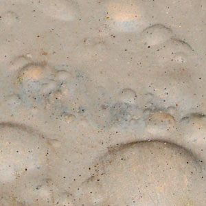 boursouflures dues &agrave; une cuisson trop rapide sur un gr&egrave;s ramolli